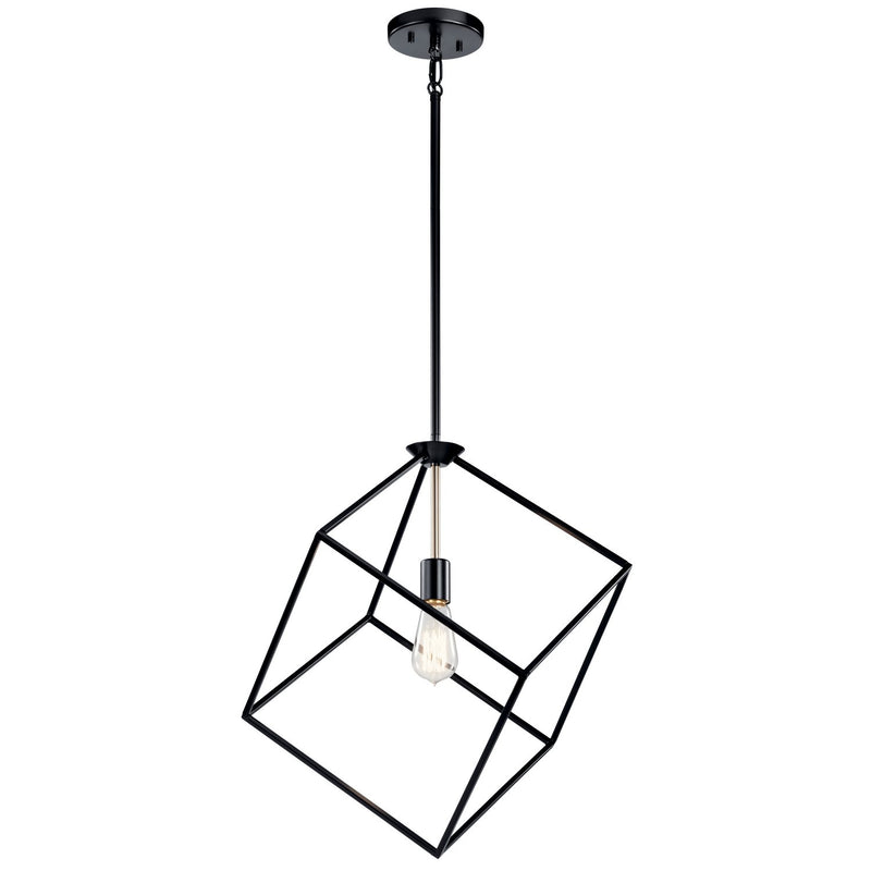 Cartone Pendant in Black