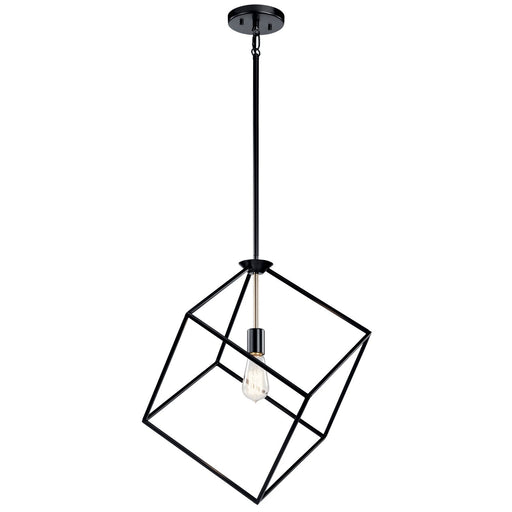 Cartone Pendant in Black