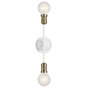 Armstrong 2-Light Wall Sconce in White
