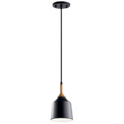 Danika Mini Pendant in Black