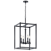 Crosby 4-Light Chandelier in Black