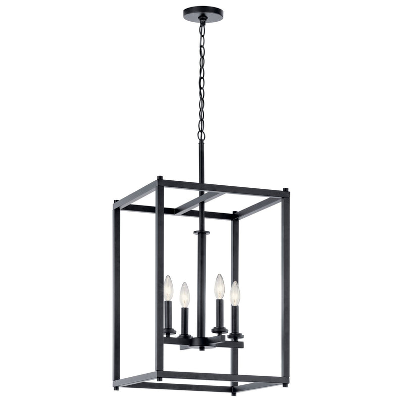 Crosby 4-Light Chandelier in Black