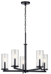 Crosby 5-Light Chandelier in Black