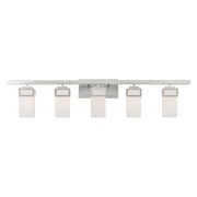 Harding 5-Light Bath Vanity Light in Brushed Nickel