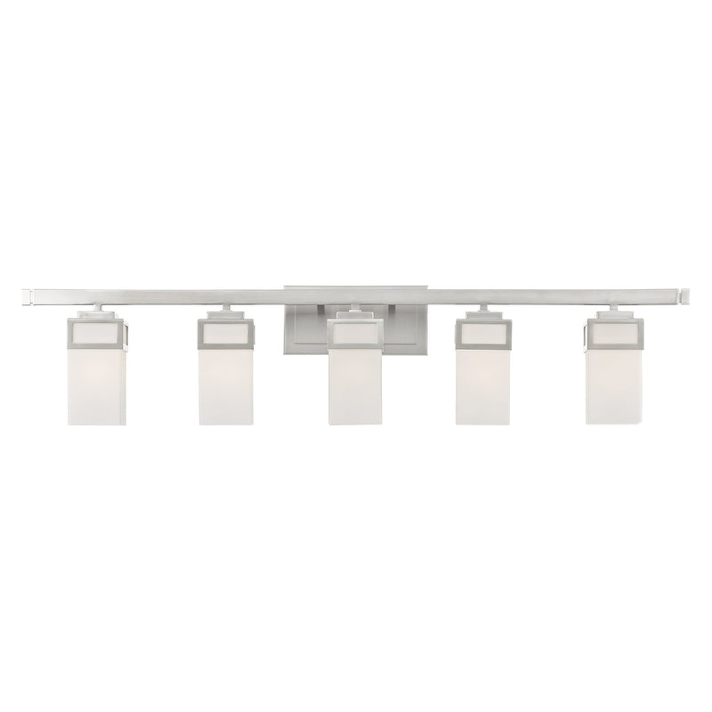Harding 5-Light Bath Vanity Light in Brushed Nickel