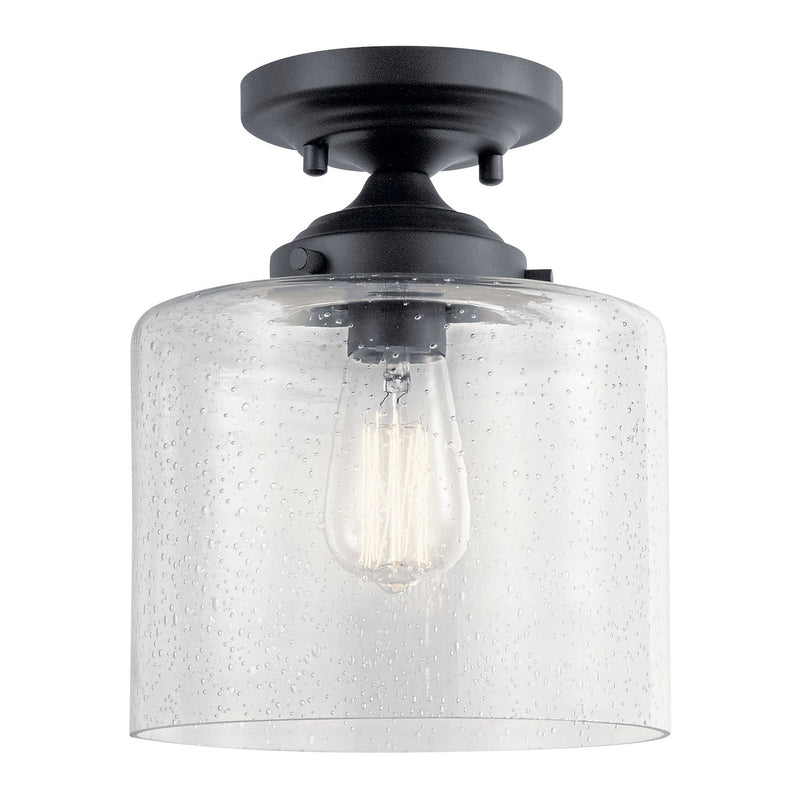 Winslow Semi-Flush Mount in Black