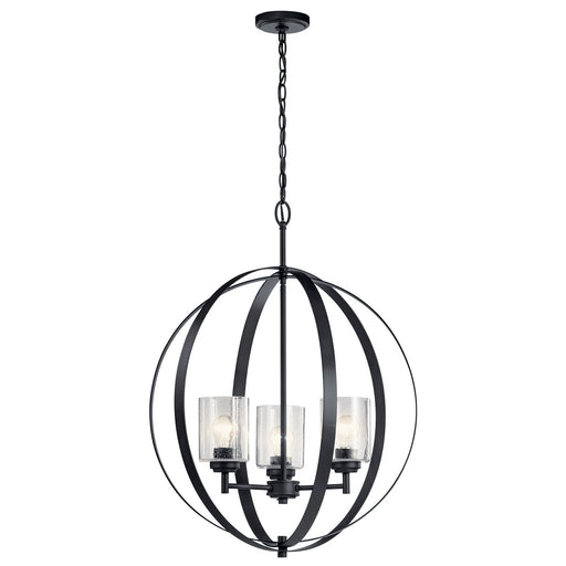 Winslow 3-Light Chandelier in Black