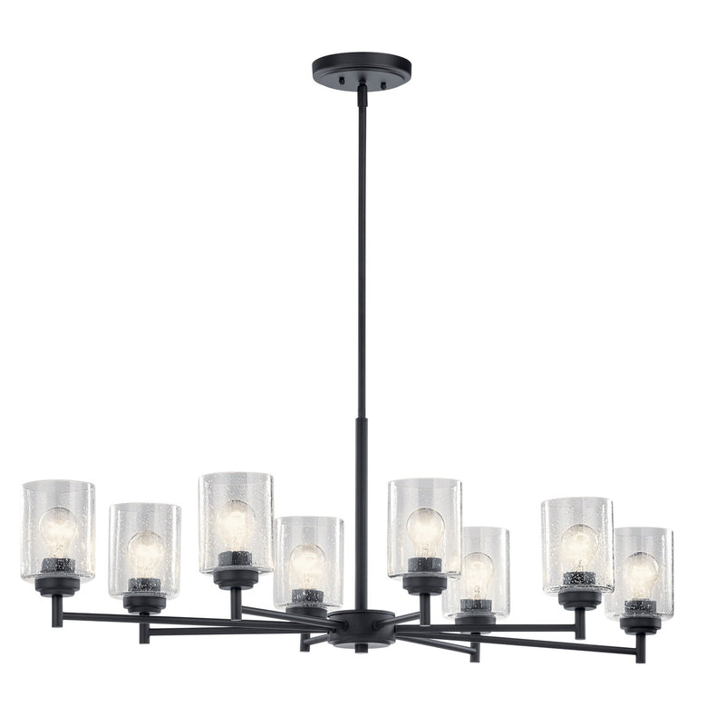 Winslow 8-Light Chandelier in Black