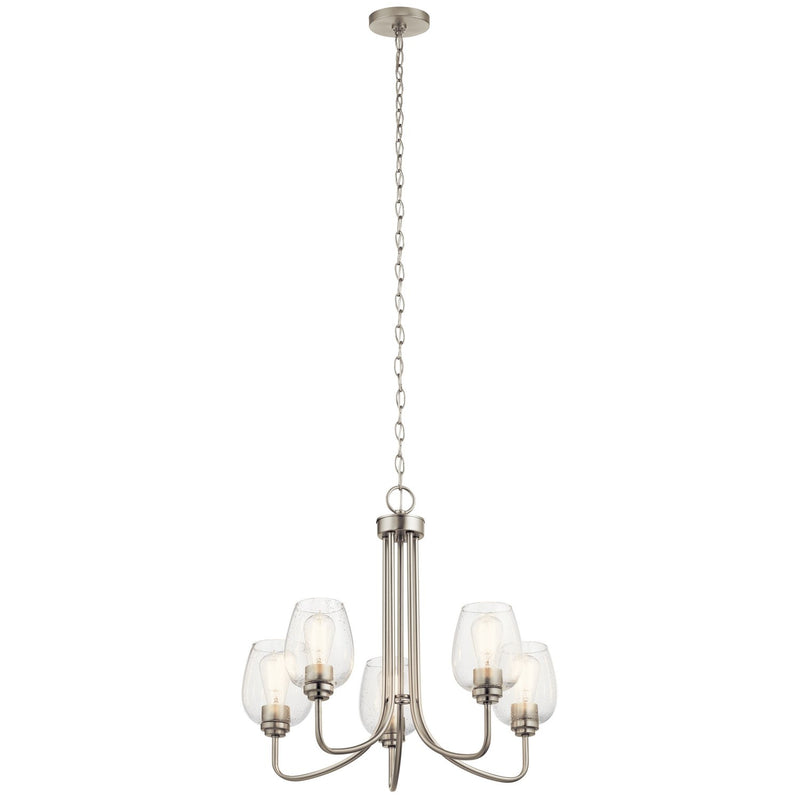 Valserrano 5-Light Chandelier in Brushed Nickel