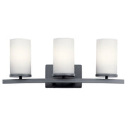 Crosby 3-Light Bath Vanity Light in Black
