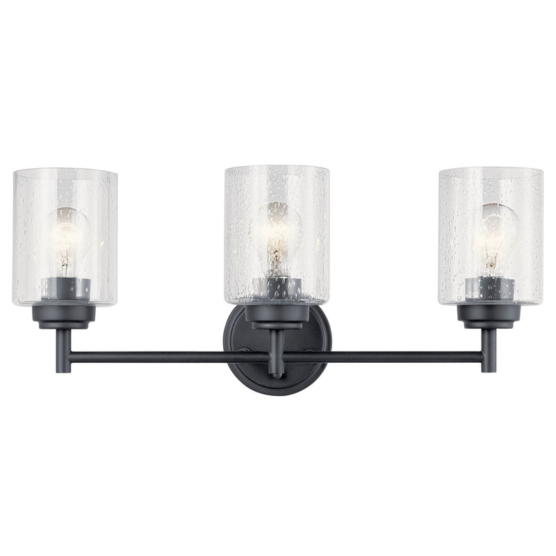 Winslow 3-Light Bath Vanity Light in Black