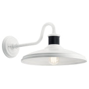 Allenbury 14" Outdoor Wall Sconce in White
