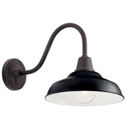 Pier 12.5" Outdoor Wall Sconce in Black