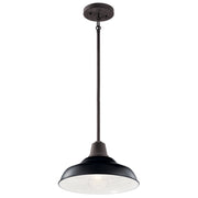 Pier 12.5" Outdoor Pendant in Black