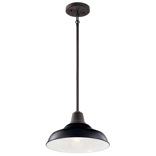 Pier 12.5" Outdoor Pendant in Black