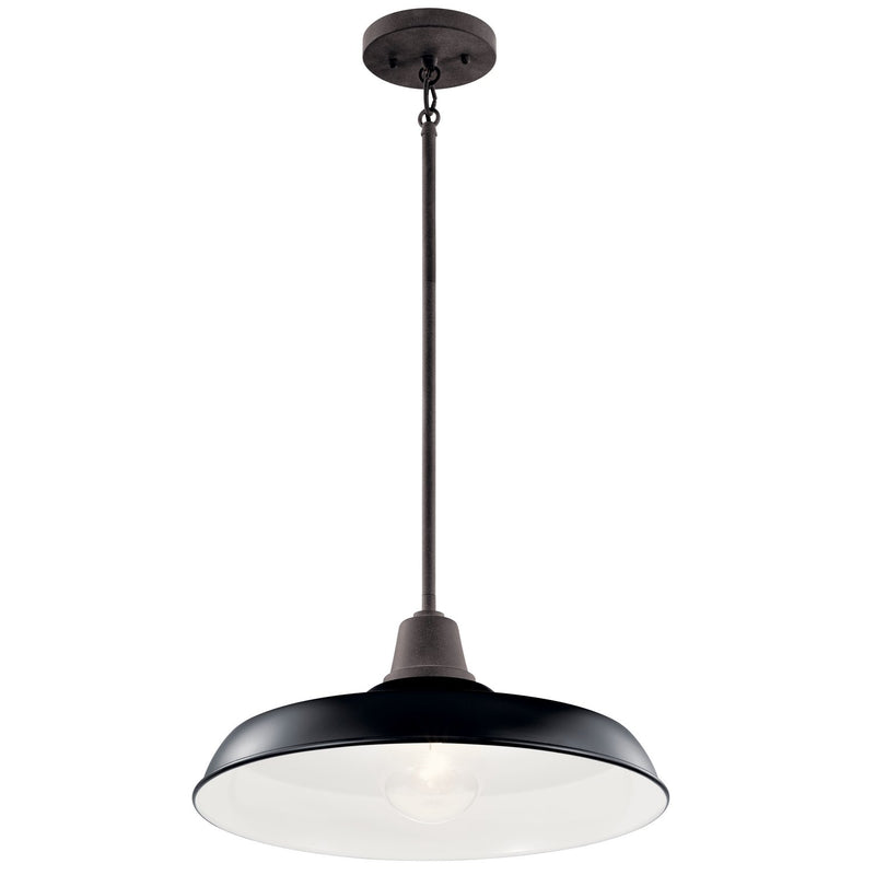 Pier 16.5" Outdoor Pendant in Black