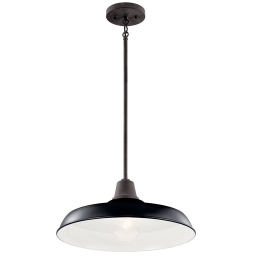 Pier 16.5" Outdoor Pendant in Black