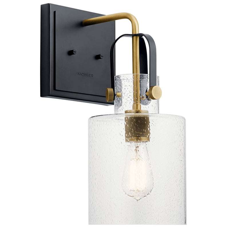 Kitner Wall Sconce in Natural Brass