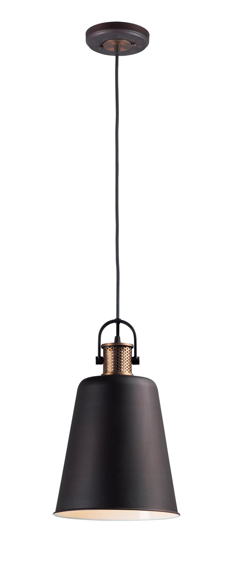 Sedona 1 Light Pendant in Oil Rubbed Bronze / Antique Brass