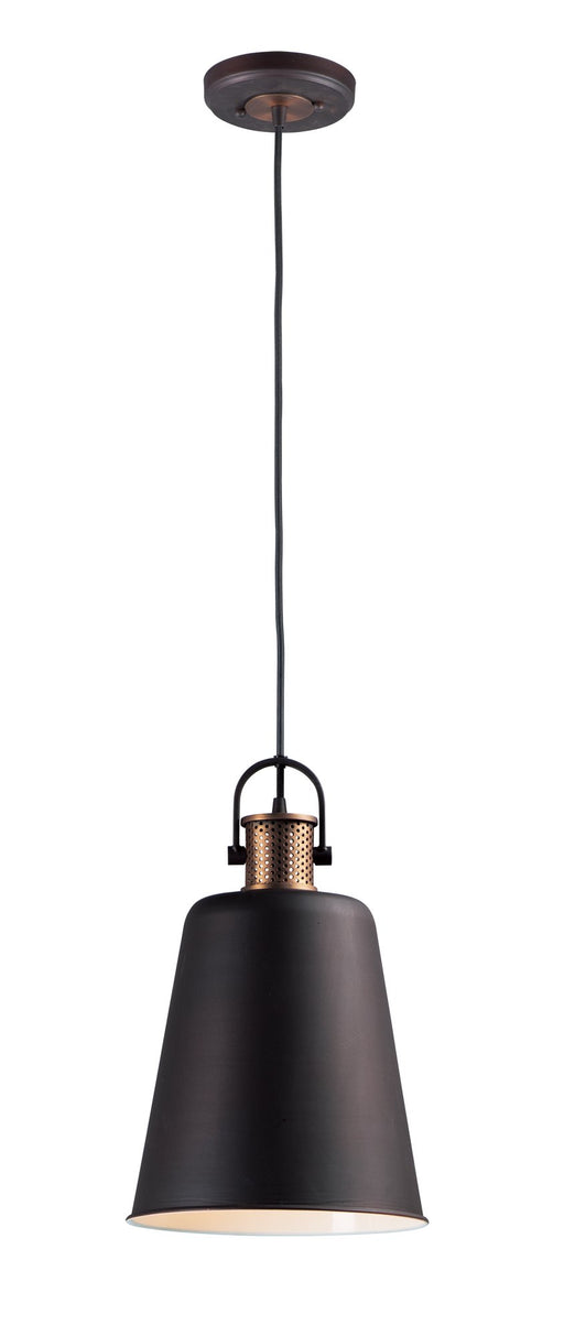 Sedona 1 Light Pendant in Oil Rubbed Bronze / Antique Brass