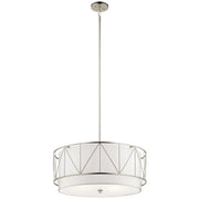 Birkleigh 4-Light Pendant in Satin Nickel
