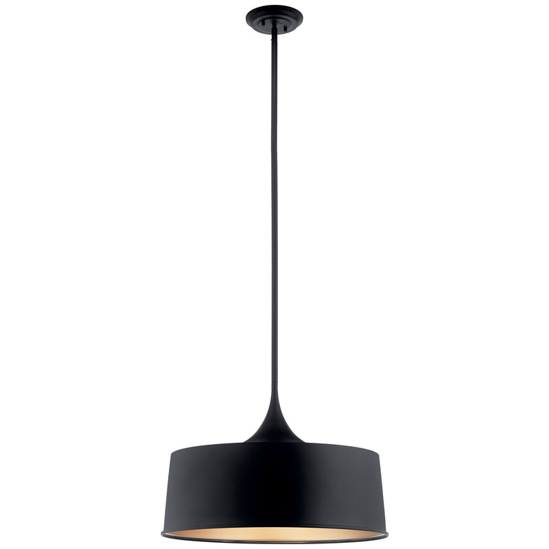 Elias Tall Pendant in Black