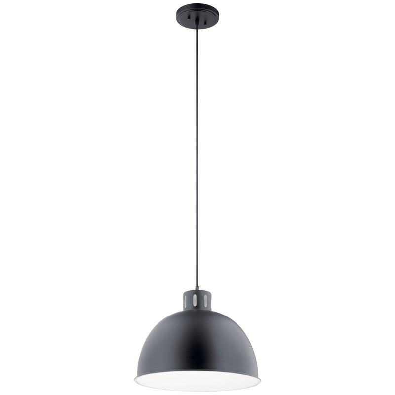 Zailey Dome Pendant in Black
