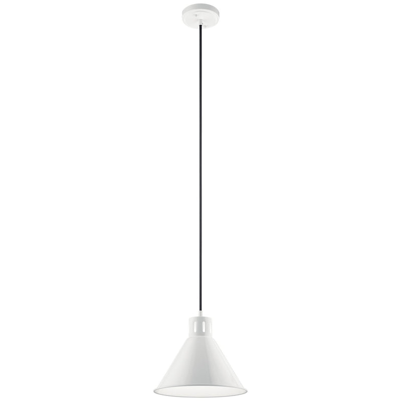 Zailey Mini Pendant in White