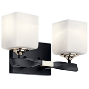 Marette 2-Light Bath Vanity Light in Black