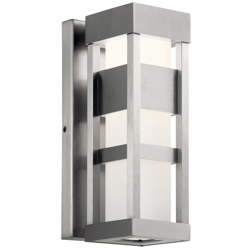 Ryler 12" Outdoor Wall Sconce in Brushed Aluminum