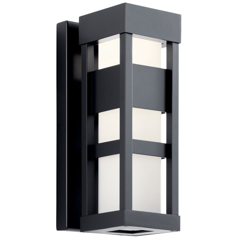 Ryler 12" Outdoor Wall Sconce in Black