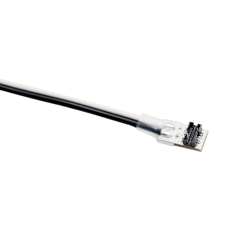 8T Tape Light Connector in Rigid Tape to Wire Supply Lead