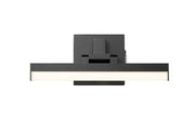 Liam 1 Light 13" Vanity in Matte Black
