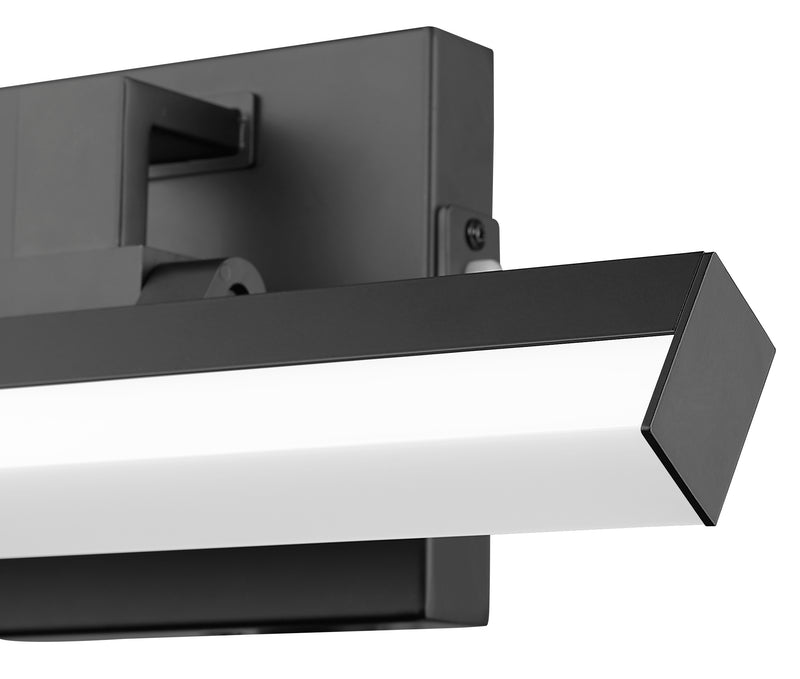 Liam 1 Light 13" Vanity in Matte Black