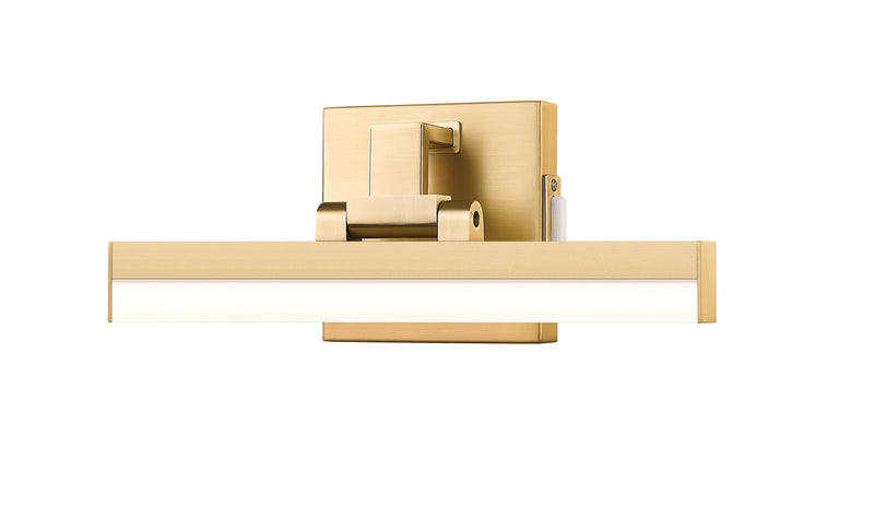 Liam 1 Light 13" Vanity in Modern Gold