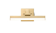Liam 1 Light 13" Vanity in Modern Gold