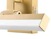 Liam 1 Light 13" Vanity in Modern Gold