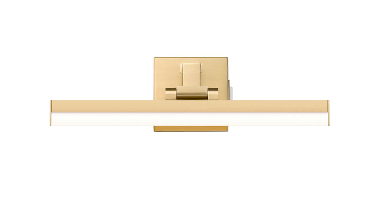 Liam 1 Light 18" Vanity in Modern Gold