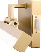 Liam 1 Light 18" Vanity in Modern Gold