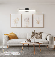 Liam 1 Light 25" Vanity in Matte Black in a room setting