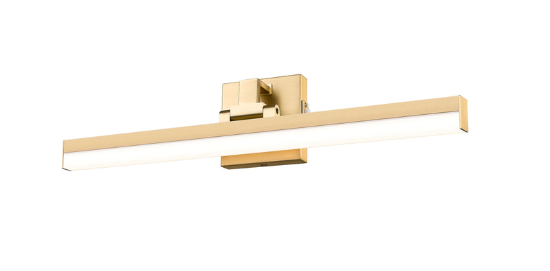 Liam 1 Light 25" Vanity in Modern Gold