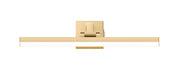 Liam 1 Light 25" Vanity in Modern Gold