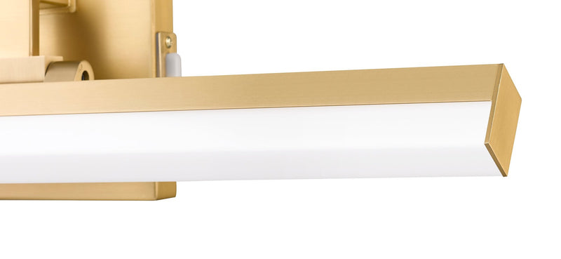 Liam 1 Light 25" Vanity in Modern Gold