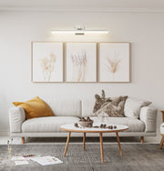 Liam 1 Light 32" Vanity in Brushed Nickel in a room setting