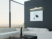 Liam 1 Light 32" Vanity in Chrome in a room setting