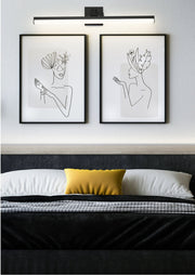 Liam 1 Light 32" Vanity in Matte Black in a room setting