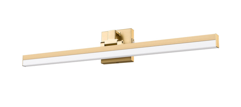 Liam 1 Light 32" Vanity in Modern Gold