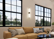 Cooper 1 Light 32" Vanity in Matte Black in a room setting