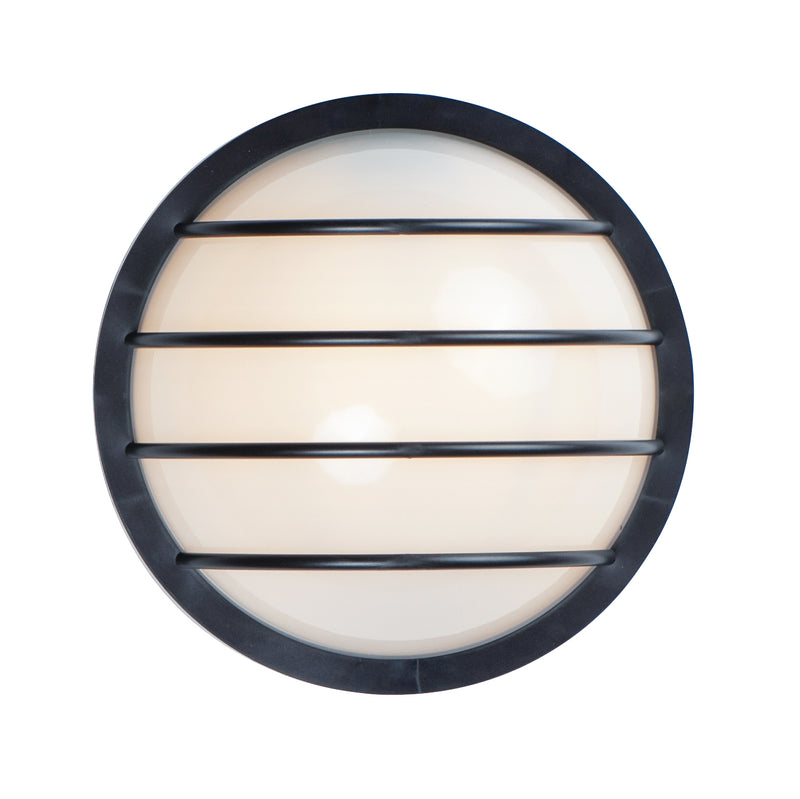 Bulwark LED Outdoor Wall Sconce in Black