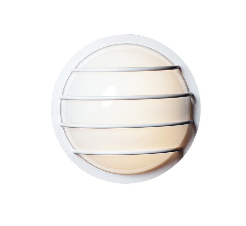 Bulwark LED Outdoor Wall Sconce in White
